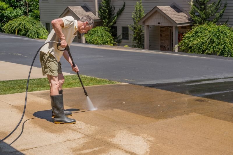 Cleaning Residential Driveways