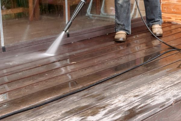Pool Deck Power Washing in Herndon
