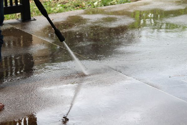 Concrete Deck Cleaning in Herndon