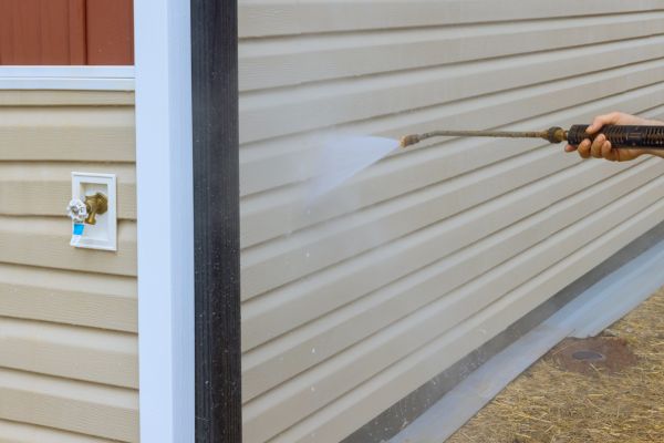 Townhouse Exterior Cleaning in Herndon